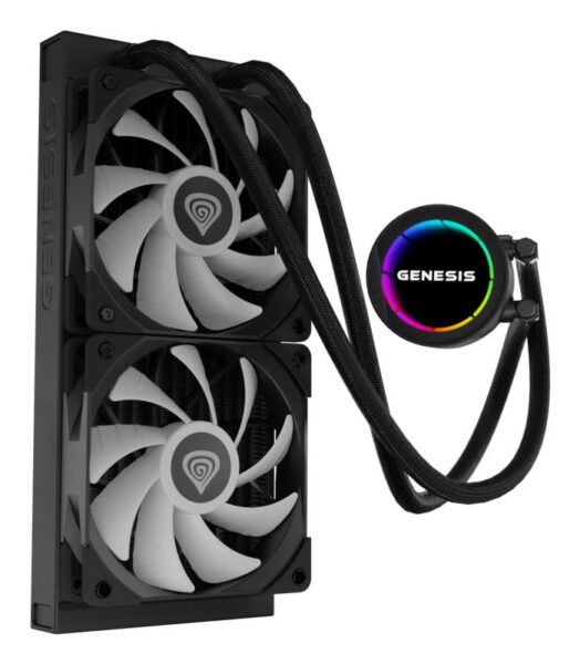 Cooler Procesor GENESIS HYDRIA 240 ARGB NEGRU, dimensiune radiator - NLG-2319