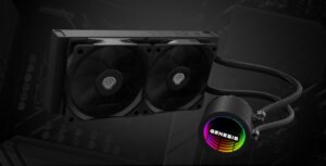 Cooler Procesor GENESIS HYDRIA 240 NEGRU, dimensiune radiator 276x120x27mm - NLG-2318
