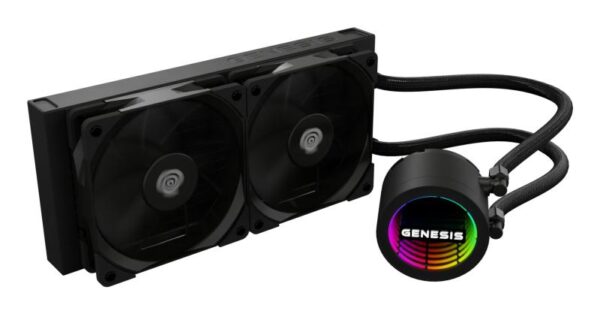 Cooler Procesor GENESIS HYDRIA 240 NEGRU, dimensiune radiator 276x120x27mm - NLG-2318