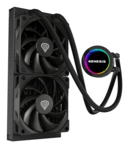 Cooler Procesor GENESIS HYDRIA 240 NEGRU, dimensiune radiator 276x120x27mm - NLG-2318