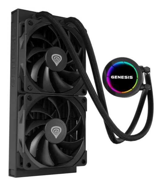 Cooler Procesor GENESIS HYDRIA 240 NEGRU, dimensiune radiator 276x120x27mm - NLG-2318
