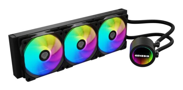 Cooler Procesor GENESIS HYDRIA 360 ARGB NEGRU, dimensiune radiator - NLG-2321