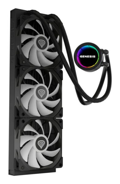 Cooler Procesor GENESIS HYDRIA 360 ARGB NEGRU, dimensiune radiator - NLG-2321