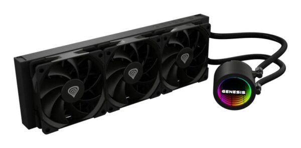Cooler Procesor GENESIS HYDRIA 360 NEGRU, dimensiune radiator 397x120x27mm - NLG-2320