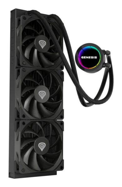 Cooler Procesor GENESIS HYDRIA 360 NEGRU, dimensiune radiator 397x120x27mm - NLG-2320