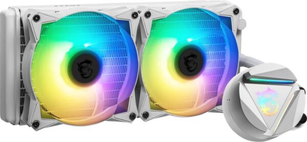 Cooler CPU MSI MAG CORELIQUID 240R V2 WHITE, 2 fans, 240 mm