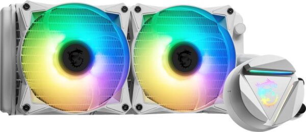 Cooler CPU MSI MAG CORELIQUID 240R V2 WHITE, 2 fans, 240 mm