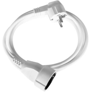 Cordon Fisa+Priza H05VV-F 3G1.5, 2m alb - BM-341.284