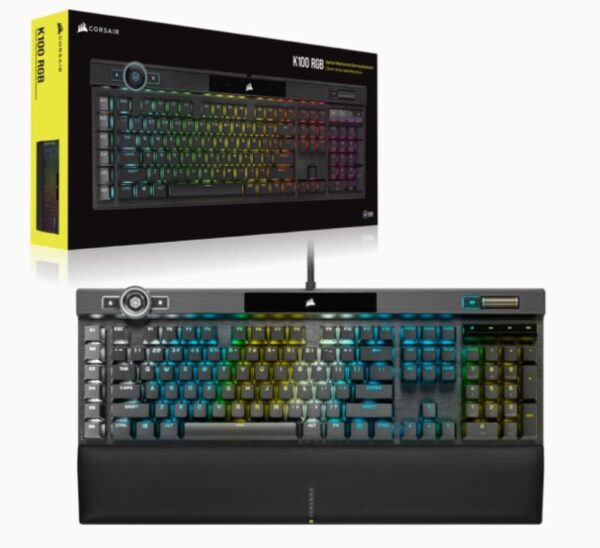 Tastatura Gaming Mecanica Corsair K100, Iluminare RGB iCUE - CH-912A01A-NA