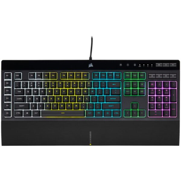 Tastatura Gaming Corsair K55 PRO, Iluminare RGB iCUE, Negru - CH-9226765-NA