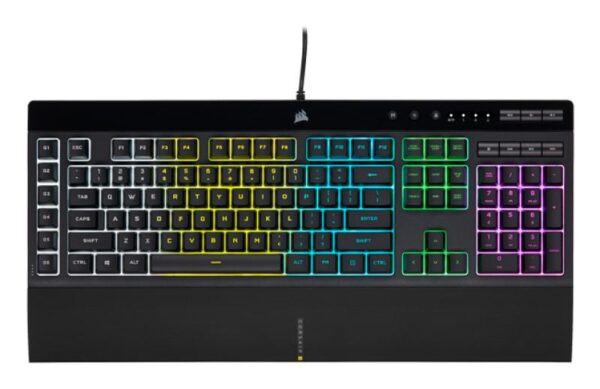 Tastatura Gaming Corsair K55 PRO, Iluminare RGB iCUE, Negru - CH-9226765-NA