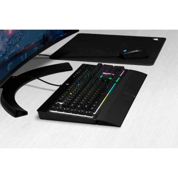 Tastatura Gaming Corsair K55 PRO, Iluminare RGB iCUE, Negru - CH-9226765-NA