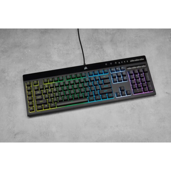 Tastatura Gaming Corsair K55 PRO, Iluminare RGB iCUE, Negru - CH-9226765-NA