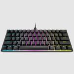 Tastatura Gaming Mecanica Corsair K65 Mini 60%, Iluminare RGB iCUE - CH-9194010-NA