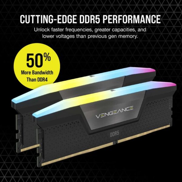CORSAIR VENGEANCE RGB DDR5 96GB (2 x 48GB) DDR5 - CMH96GX5M2B6400C32