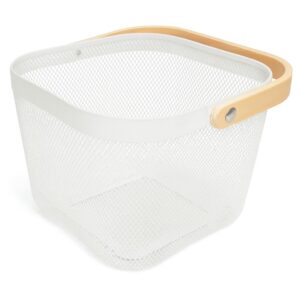 Cos cu maner Risa alb - HR-BSKRIS-WH