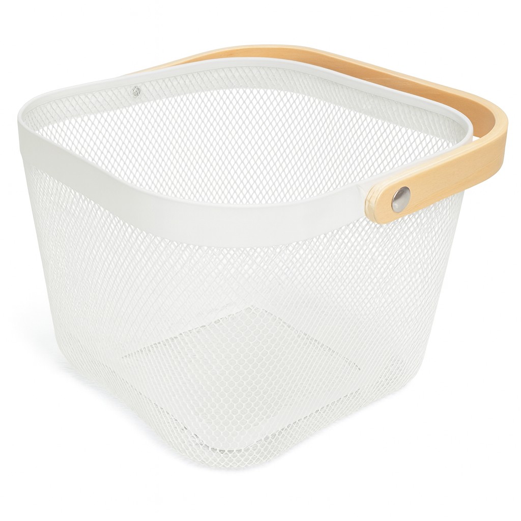 Cos cu maner Risa alb - HR-BSKRIS-WH Cos cu maner Risa alb - HR-BSKRIS-WH