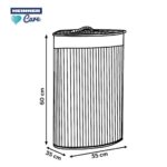 COS DE RUFE DIN BAMBUS PENTRU COLT, 35x35x60 CM, 55 L - HR-FM-CR35