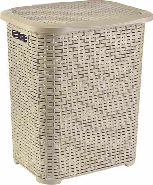 COS DE RUFE PLASTIC TIP RATTAN 45 L BEJ, 34,5x41x46 CM, HEINNER CARE - HR-AT-7019B