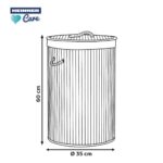 COS DE RUFE ROTUND DIN BAMBUS, 35x60 CM, 55 L - HR-FM-CR30