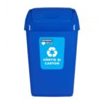 ﻿COS GUNOI CAPAC BATANT, RECICLARE ECO 35 L, ALBASTRU, HEINNER CARE - HR-AL-35A