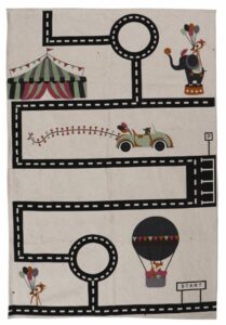 Covor Heinner copii printat Joc 90x130 cm - HR-KDRUG130GAME