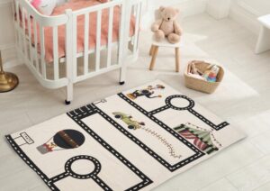 Covor Heinner copii printat Joc 90x130 cm - HR-KDRUG130GAME