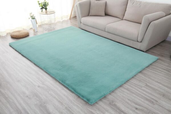 Covor Heinner shaggy soft blanita Turcoaz 50x90 cm - HR-FRUG90-TRQ