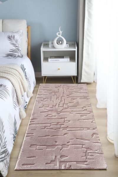 Covor, model in relief, Vista, 80x150 BRW - HR-VSTRUG80-BRW