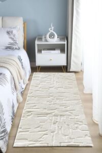 Covor, model in relief, Vista, 80x150, CRM - HR-VSTRUG80-CRM