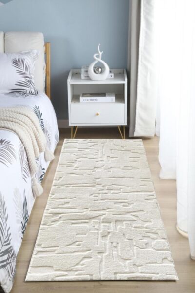 Covor, model in relief, Vista, 80x150, CRM - HR-VSTRUG80-CRM