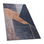 COVOR PRINT DIGITAL 3D 70X140 CM GOLD - HR-3DRUG140-GLD - imagine 3
