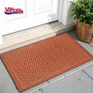 COVORAS INTRARE 40X60 CM TEXTIL+CAUCIUC, CLASSIC MARO - VN-MCF-CMCM