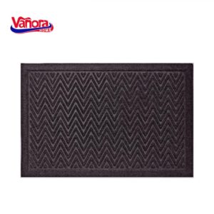 COVORAS INTRARE 40X60 CM TEXTIL+CAUCIUC, CLASSIC NEGRU - VN-MCF-CMCN