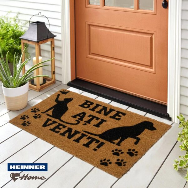 COVORAS INTRARE 60X40 CM, PAWS, HEINNER HOME - HR-MTC-FAMPW