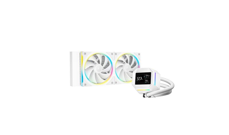 CPU COOLER DEEPCOOL LM240 RGB WHITE - R-LM240-WHDMMC-1-01 CPU COOLER DEEPCOOL LM240 RGB WHITE - R-LM240-WHDMMC-1 - imagine 1