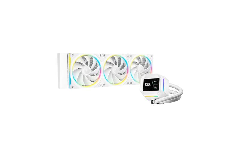 CPU COOLER DEEPCOOL LM360 RGB WHITE - R-LM360-WHDMMC-1-01 CPU COOLER DEEPCOOL LM360 RGB WHITE - R-LM360-WHDMMC-1 - imagine 1