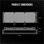CPU Cooler iCUE H150i ELITE LCD Display Radiator Material - CW-9060062-WW