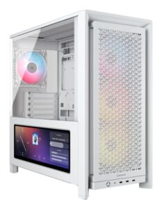 CR CASE 4000D LCD RS ARGB Premium Mid-Tower White - CC-9011327-WW