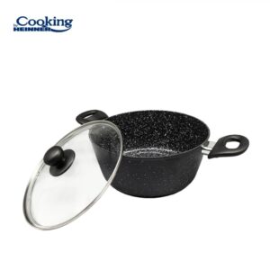 CRATITA ALUMINIU FORJAT 22x9CM, 2.8L ONIX, COOKING BY HEINNER - HR-NL-22S