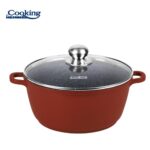 CRATITA ALUMINIU+CAPAC 20x9CM, 2.5 L, CALABRIA, COOKING BY HEINNER - HR-JLG-C20CR