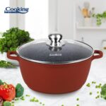 CRATITA ALUMINIU+CAPAC 20x9CM, 2.5 L, CALABRIA, COOKING BY HEINNER - HR-JLG-C20CR