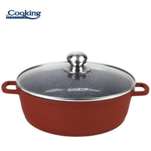 CRATITA ALUMINIU+CAPAC 36x9.5CM, 8.8L, CALABRIA, COOKING BY HEINNER - HR-JLG-J36JCR