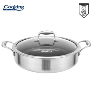 CRATITA CU CAPAC, 30x7.8 CM, 4.8 L, TITANIUM3, COOKING BY HEINNER - HR-MRK-30C