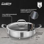 CRATITA CU CAPAC, 30x7.8 CM, 4.8 L, TITANIUM3, COOKING BY HEINNER - HR-MRK-30C