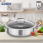 CRATITA CU CAPAC, 30x7.8 CM, 4.8 L, TITANIUM3, COOKING BY HEINNER - HR-MRK-30C