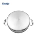 CRATITA INOX+CAPAC STICLA 26X7CM, 3.5L, ATOMIC3, COOKING BY HEINNER - HR-MRK-3A26 - imagine 4