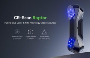 CREALITY 3D SCANNER CR-SCAN RAPTOR, mod scanare: Blue Light