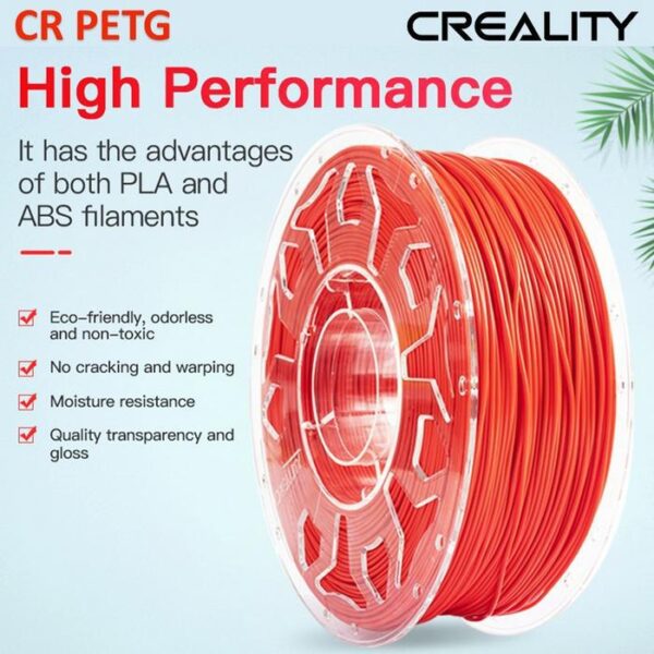 CREALITY CR PETG 3D Printer Filament, red, Printing temperature - CR-PETG RED