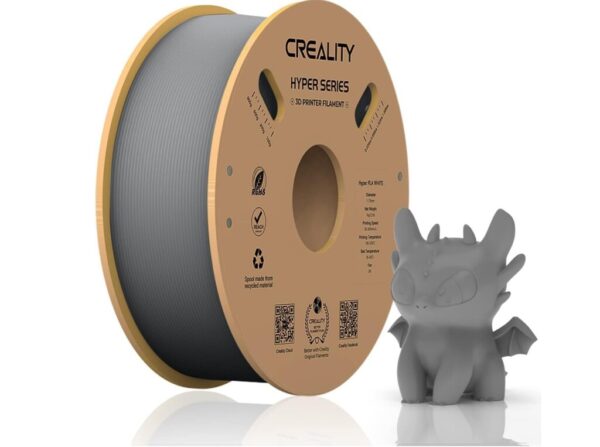 CREALITY HYPER PLA 3D Printer Filament, Grey, Temperatura printare - HYPER-PLA GREY